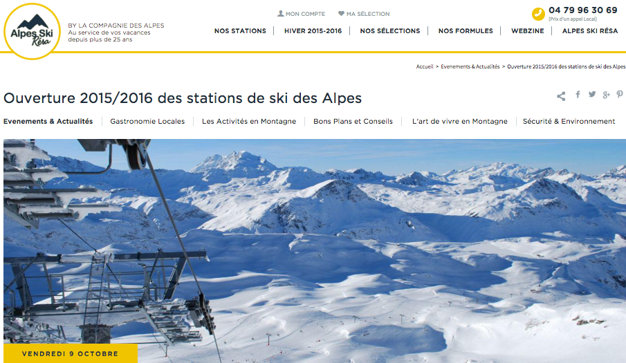 Alpes Ski Résa confie son blog à SWiTCH !