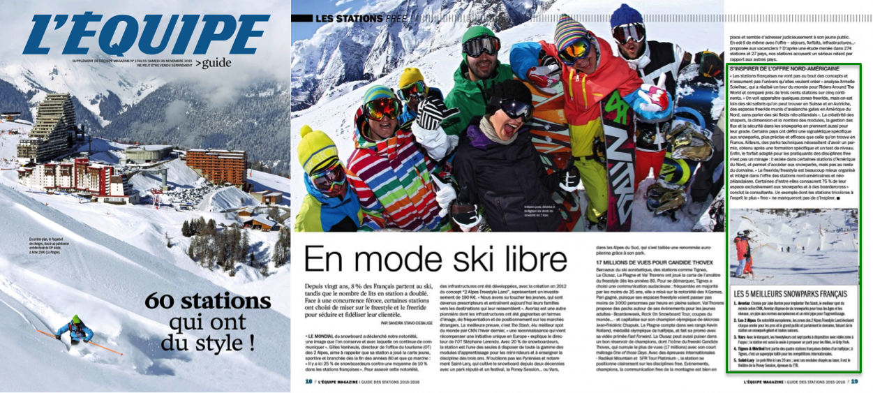 SWiTCH dans l'Equipe Magazine 2015