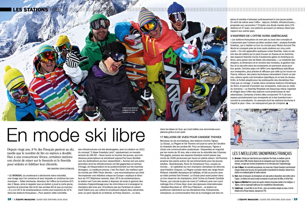 SWiTCH dans l'Equipe Magazine